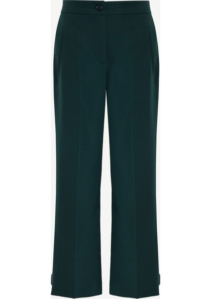 Düz Yüksek Bel Pantolon