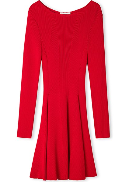 Volanlı Triko Elbise IW6250002227034 indirimleri