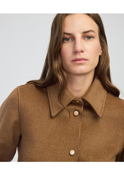 Yün Içerikli Gömlek Ceket IW6250005105027