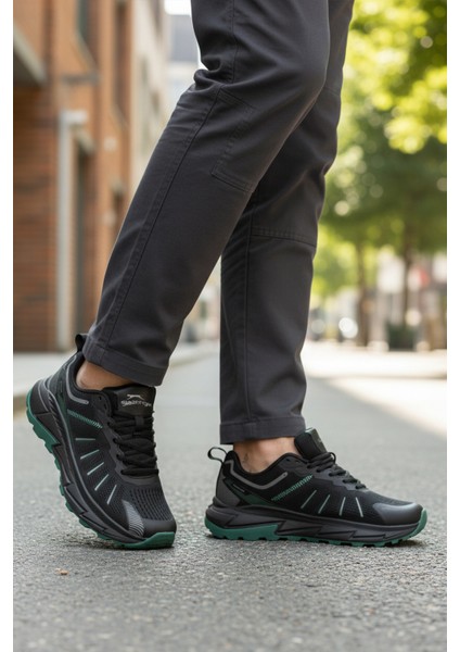 Siyah Fileli Hafif Esnek Erkek Spor Ayakkabı Warren M modelleri