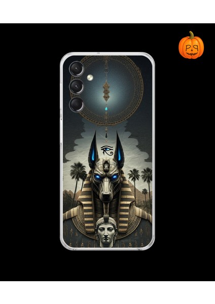 Samsung Galaxy A24 Uyumlu Şeffaf Kılıf Antik Mısır 5 Tasarımlı