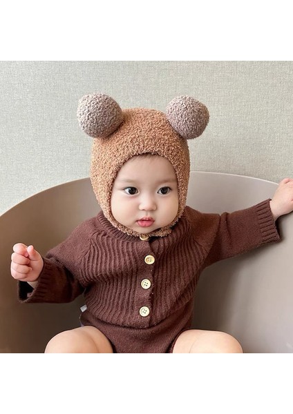 Bebeğin Kulaklarını Koruyan Sonbahar-Kış Sıcak Tutan Soğuktan Koruyan Şapka (Yurt Dışından) modelleri