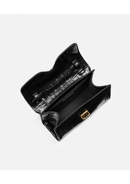 Timsah derisi görünümlü metal tokalı çanta IW6250052059001 fırsatları