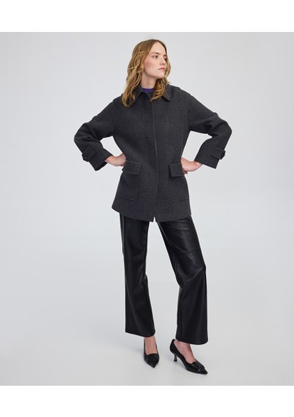 Geniş Cepli Kaşe Kaban IW6250008059081 fiyatları