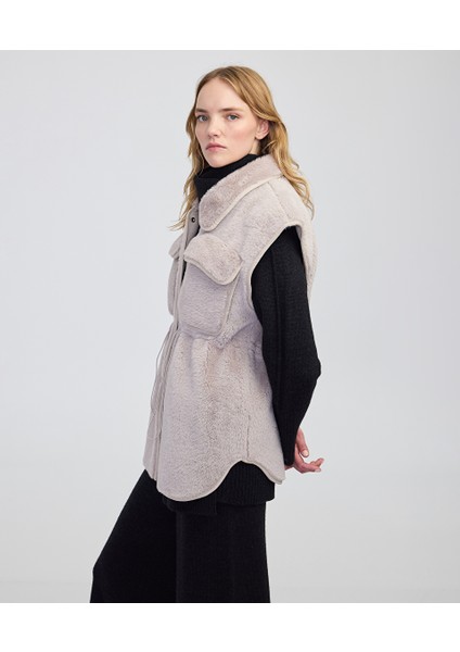 Ayarlanabilir Bel Suni Kürk Yelek IW6240012215055 fiyatları