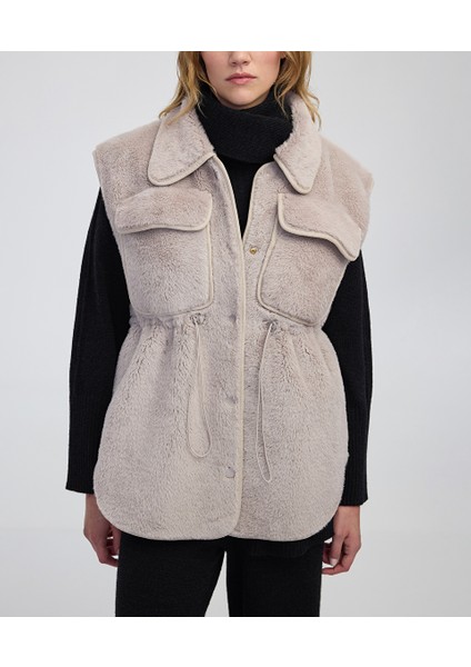 Ayarlanabilir Bel Suni Kürk Yelek IW6240012215055 fırsatları