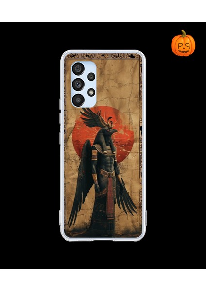 Samsung Galaxy A53 Uyumlu Şeffaf Kılıf Antik Mısır 7 Tasarımlı