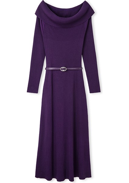 Omzu Açık Triko Elbise IW6250002202017 indirimleri