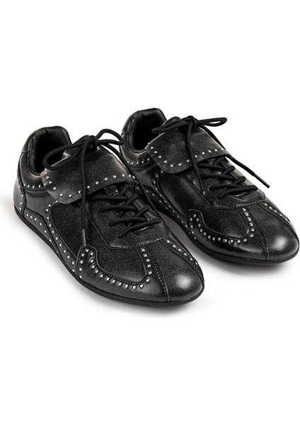 Trok Baskılı Deri Görünümlü Sneaker TW6250062014001 modelleri