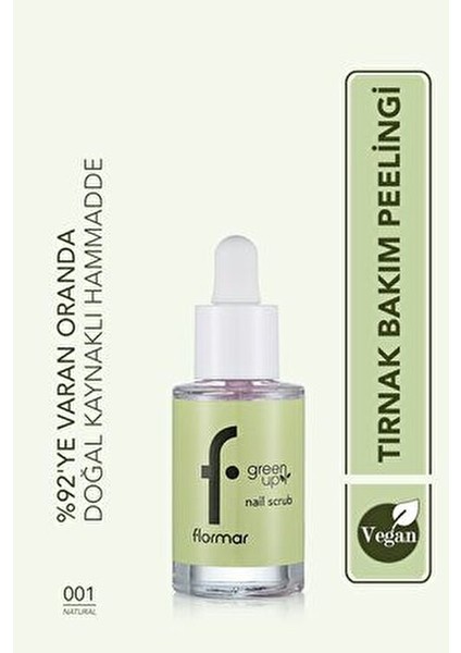 Green Up Vegan Tırnak Peelingi Doğal İçeriklerle Yumuşatıcı Etki 001 Natural fiyatları