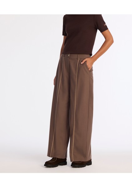 Geniş Yüksek Bel Pantolon