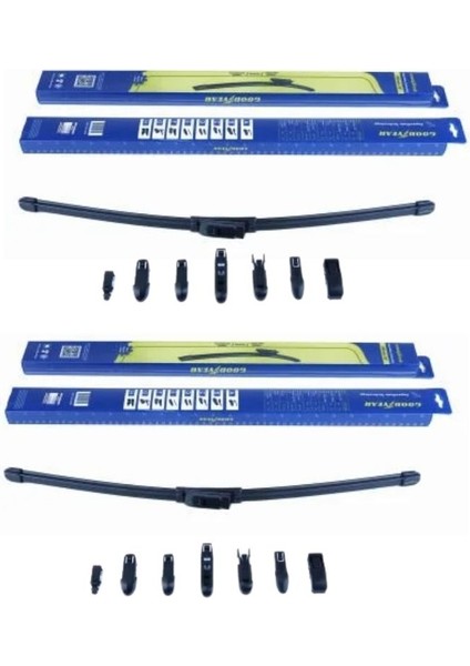 Ön Silecek Takımı 2’li Muz Tipi 8 Aparatlı – Kia Sportage 2011-2015 Uyumlu