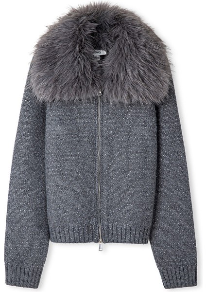 Çıkarılabilir Suni Kürk Yakalı Ceket IW6250005104005 indirimleri