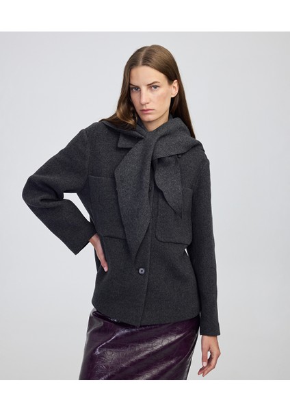 Atkılı Manteco Yünlü Kaban IW6250008046036