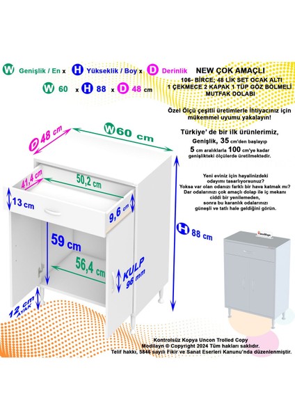 Set Altı Mutfak Dolabı