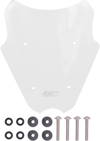 Gp Kompozit Yamaha Nmax 125 / 155 2025 Uyumlu Kısa Ön Cam Şeffaf fırsatları