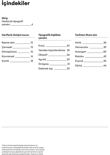 Tipografi Fikirler Kitabı - Steven Heller, Gail Anderson modelleri