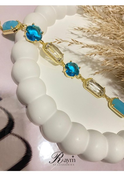 Aqua Marine Taşlı Bileklik
