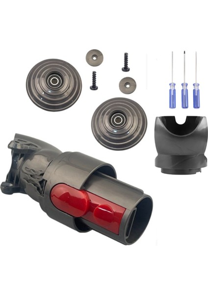 Dyson V10 V11 V15 Elektrikli Süpürge Aksesuarları Için 100W V-Toplu Tekerlek Doğrudan Tahrikli Emiş Başlığı Konnektör Adaptörü (Yurt Dışından)
