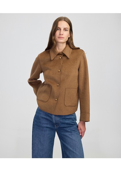 Yün Içerikli Gömlek Ceket IW6250005105027 fiyatları