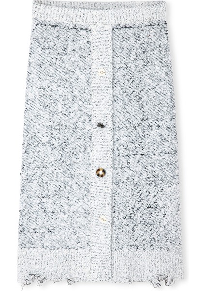 Eskitme Efektli Triko Etek IW6250004128055 indirimleri