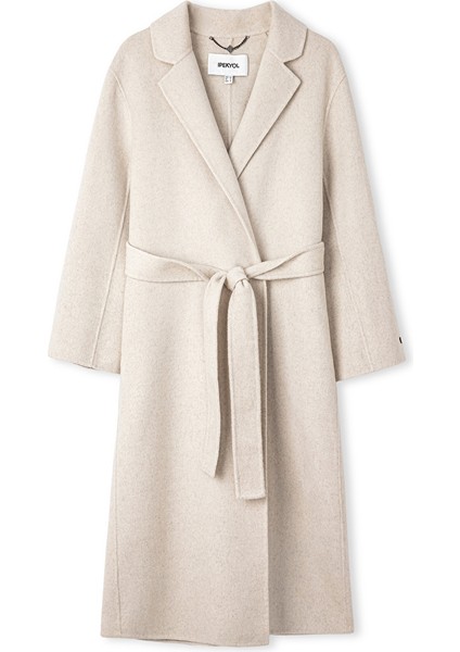 Yün Içerikli Kuşaklı Kaban IW6250008028018 indirimleri