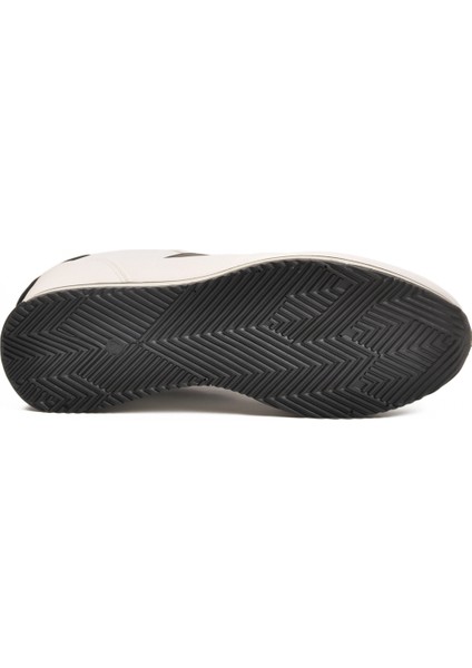 Beyaz Siyah Bağcıklı Cilt Erkek Spor Ayakkabı Offense M indirimleri