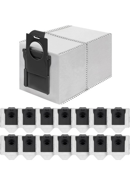 Dreame X50 ULTRA/X40 ULTRA/X30 ULTRA/L50 ULTRA/L10S Ultra Gen 2/robot Süpürge Için 15'li Yedek Vakum Torbası Paketi (Yurt Dışından)
