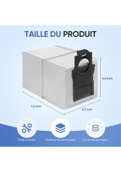 Dreame X50 ULTRA/X40 ULTRA/X30 ULTRA/L50 ULTRA/L10S Ultra Gen 2/robot Süpürge Için 15'li Yedek Vakum Torbası Paketi (Yurt Dışından) fiyatları