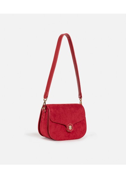 Süet görünümlü kapaklı çanta IW6250052048034 fırsatları