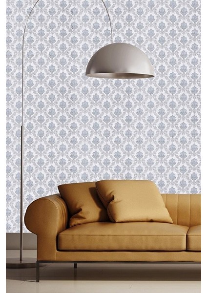 Zümrüt Exclusive 5620 Gri Küçük Damask Desen Duvar Duvar Kağıdı 5m² modelleri
