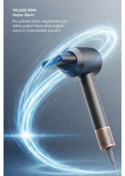 SHD-1740 BLDC Saç Kurutma Makinesi-Gri fırsatları