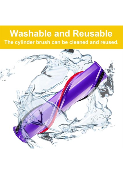 Dyson V10 SV12 Tekerlekli Elektrikli Süpürge Için Silindir Fırça Seti Yedek Parçaları 50W Doğrudan Tahrikli Motor Kafası (Yurt Dışından) fırsatları