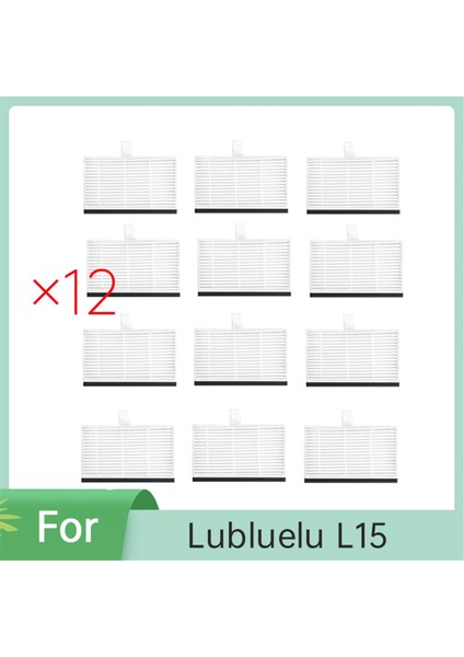 Lubluelu L15 Süpürge Aksesuarları Için 12 Adet Filtre Temel Vakum Aksesuarları (Yurt Dışından)