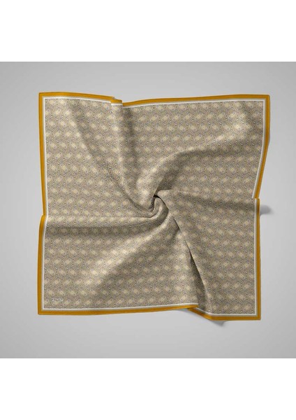 Naturel Eşarp | Badem Desen