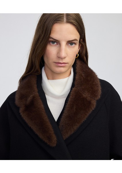 Kontrast Yakalı Manteco Yünlü Kaban IW6250008049001 modelleri