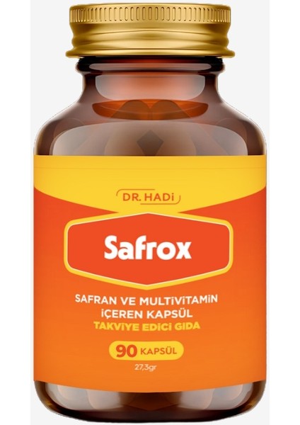 Safrox Safran ve Multivitamin Içeren Kapsül
