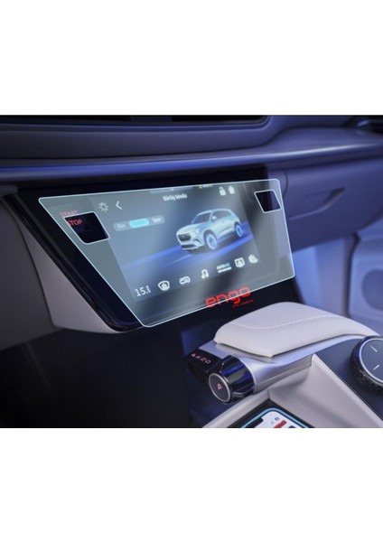 Togg T10F 8 Inç Kumanda Ekran Koruyucu Nano Parlak Şeffaf