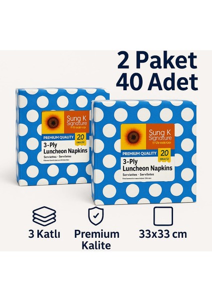 Suna K Signature Collection – Premium Desenli Peçete