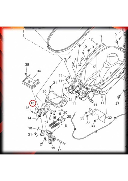 Yamaha NMAX125 NMAX155 2021-2025 Sele Ön Menteşesi A fiyatları