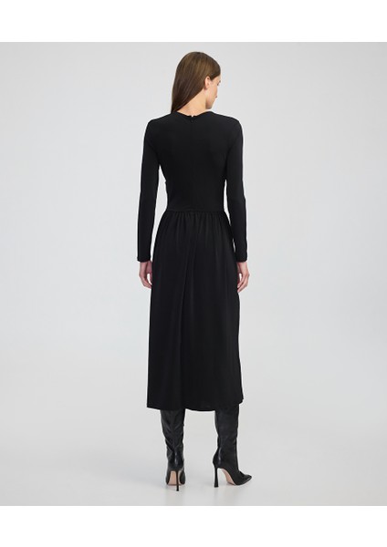 Metal Aksesuarlı Jarse Elbise IW6250002211001 fırsatları