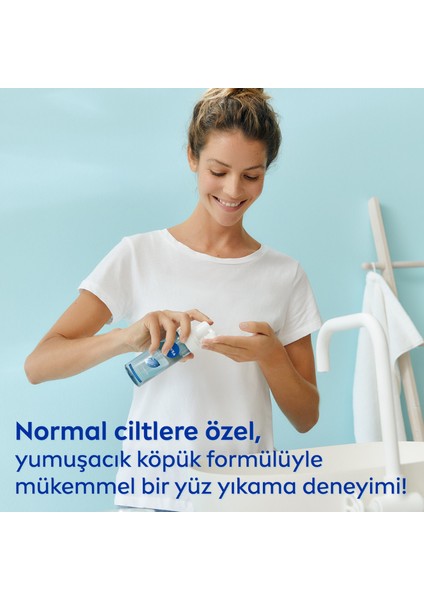 Canlandırıcı Yüz Yıkama Köpüğü 150ml, Derinlemesine Yüz Temizleme, Normal ve Hassas Ciltler, Saf Su ve Lotus Çiçeği modelleri