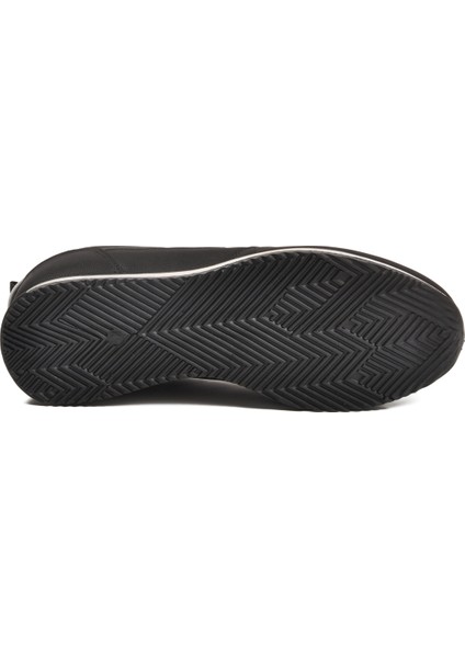 Siyah Beyaz Bağcıklı Cilt Erkek Spor Ayakkabı Offense M indirimleri