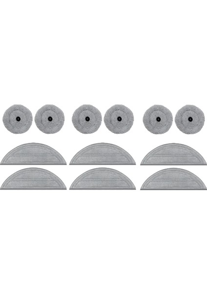 Roborock Saros 10 / G30 / S9 Maxv Ultra Elektrikli Süpürge Parçaları Için 12 Adet Yıkanabilir Paspas Pedi Yedek Parçası (Yurt Dışından) fiyatları