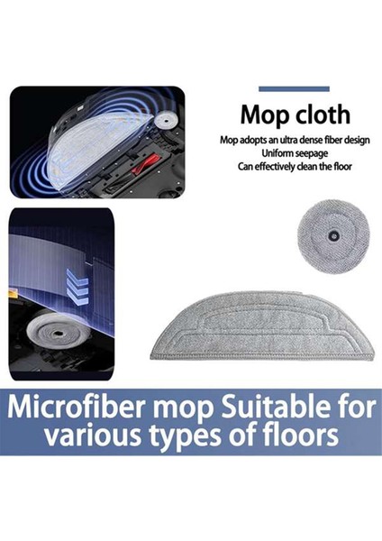 Roborock Saros 10 / G30 / S9 Maxv Ultra Elektrikli Süpürge Parçaları Için 12 Adet Yıkanabilir Paspas Pedi Yedek Parçası (Yurt Dışından) modelleri