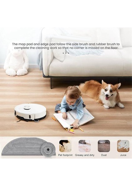 Roborock Saros 10 / G30 / S9 Maxv Ultra Elektrikli Süpürge Parçaları Için 12 Adet Yıkanabilir Paspas Pedi Yedek Parçası (Yurt Dışından) fırsatları