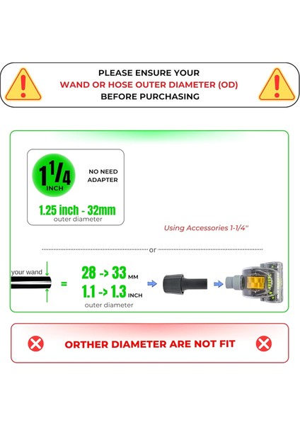 Çoğu Elektrikli Süpürgeyle Uyumlu, 1-1/4 Inç Aksesuarlar Kullanan Elektrikli Süpürge Nozulu, Elektrikli Süpürge Hortumları, Hava Tahrikli Turbo Fırça (Yurt Dışından) fırsatları