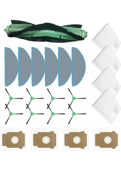 Irobot Roomba Combo Essential/2 ESSENTIAL/105 COMBO/Y0110/Y0112/Y0140 Yedek Parçalar Fırça Filtre Toz Torbası Paspas Bezi (Yurt Dışından) modelleri