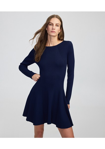 Volanlı Triko Elbise IW6250002227015