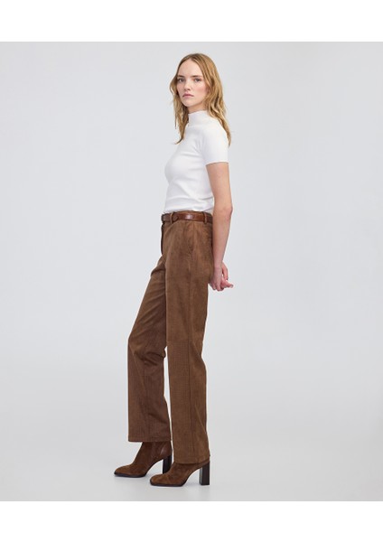 Timsah Derisi Görünümlü Pantolon IW6250003207021 modelleri